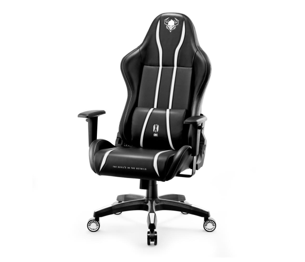 DIABLO Chairs X-One 2.0 King Size czarno-biały - 1208650 - zdjęcie 4